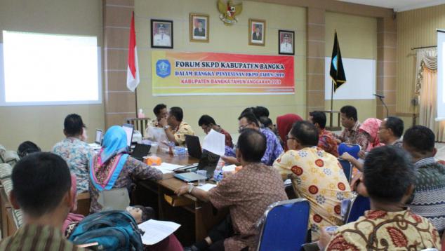 Peserta forum diikuti Kepala OPD dan para Sekretaris/Kabid dan atau kasubbag perencanaan dan pelaporan, dan Wakil DPRD serta utusan kecamatan.